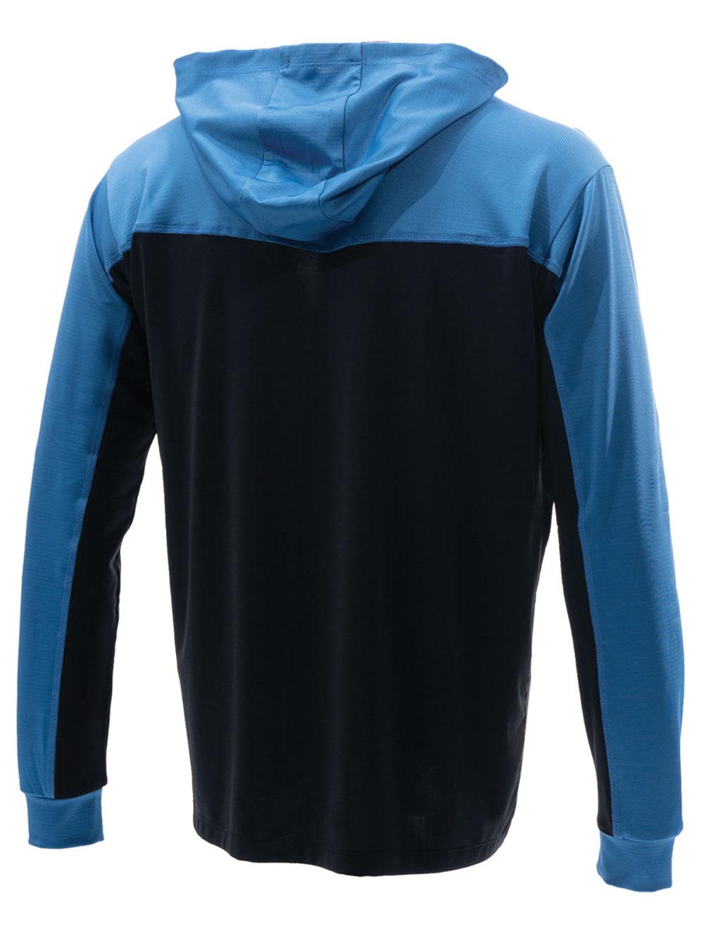 Outrigger Kapüşonlu UV Korumalı Performans T-Shirt - Siyah - Stafu Pro Series