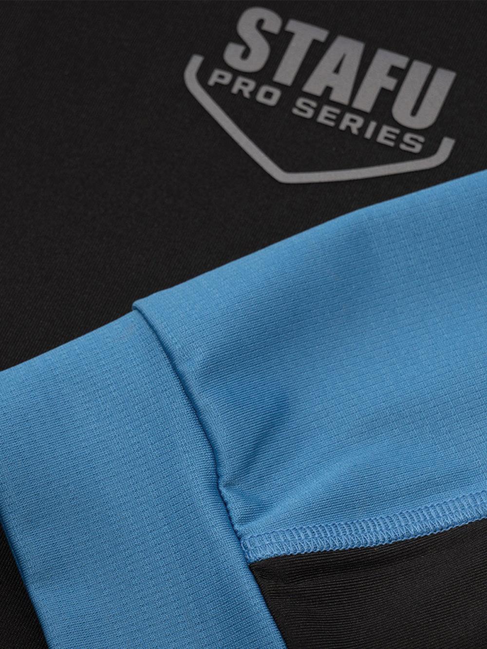 Outrigger Kapüşonlu UV Korumalı Performans T-Shirt - Siyah - Stafu Pro Series