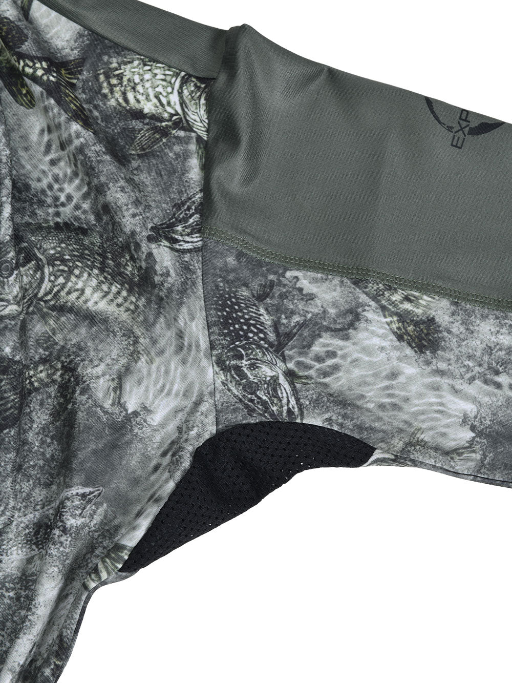 Outrigger Kapüşonlu UV Korumalı Performans T-Shirt - Predator Green