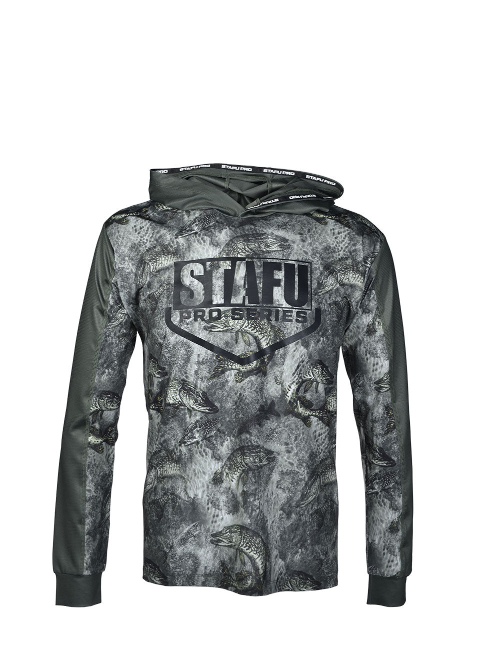 Outrigger Kapüşonlu UV Korumalı Performans T-Shirt - Predator Green