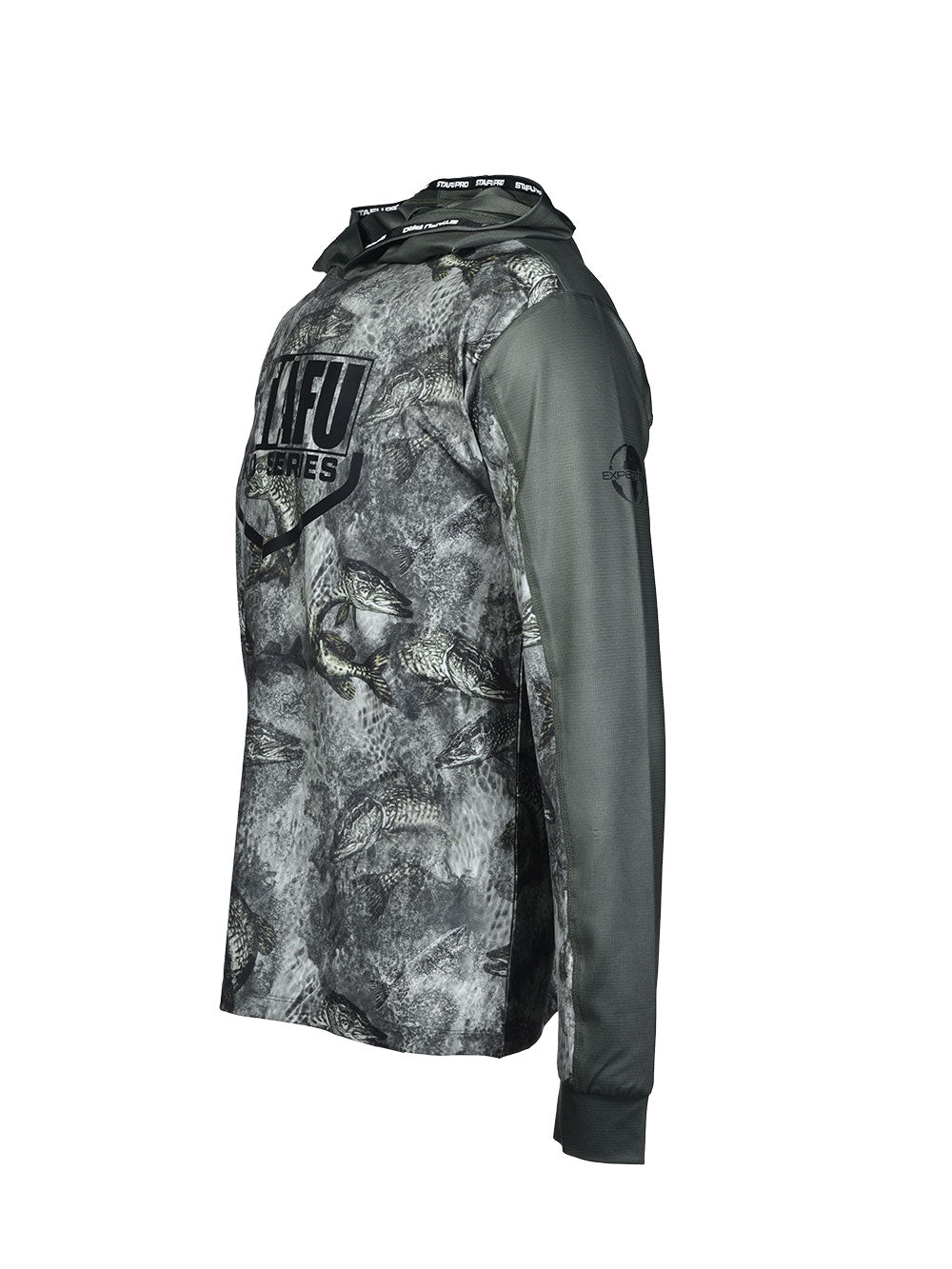 Outrigger Kapüşonlu UV Korumalı Performans T-Shirt - Predator Green