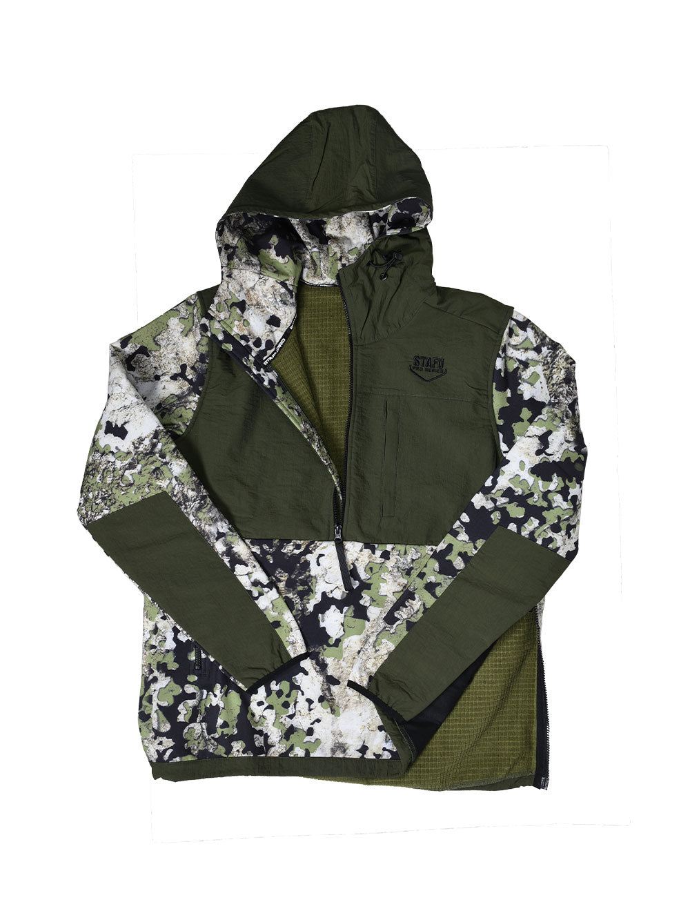 Peak SoftShell Anorak - Birch Camo Gray