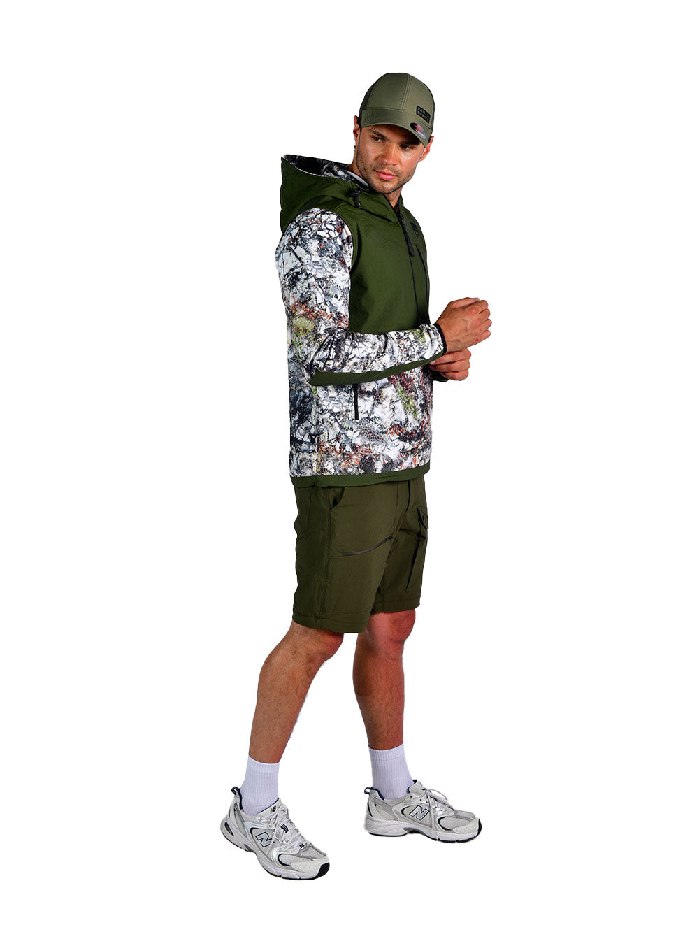 Peak SoftShell Anorak - Siberian Camo Gray