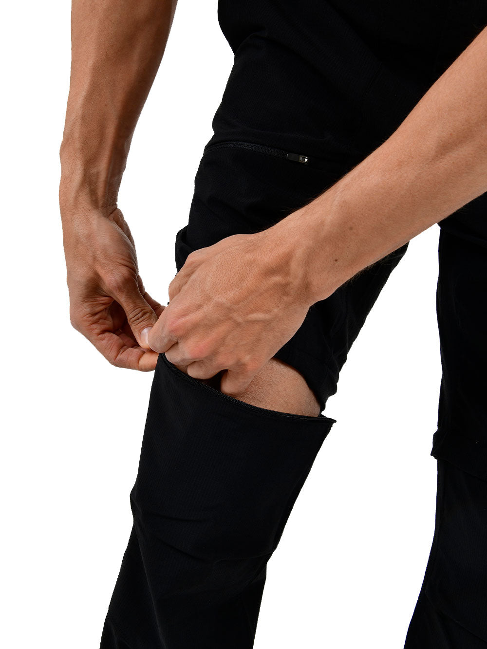 Protrek Erkek Dönüştürülebilir Pantolon – Şort/Pantolon 2’si 1 Arada-Siyah - Stafu Pro Series