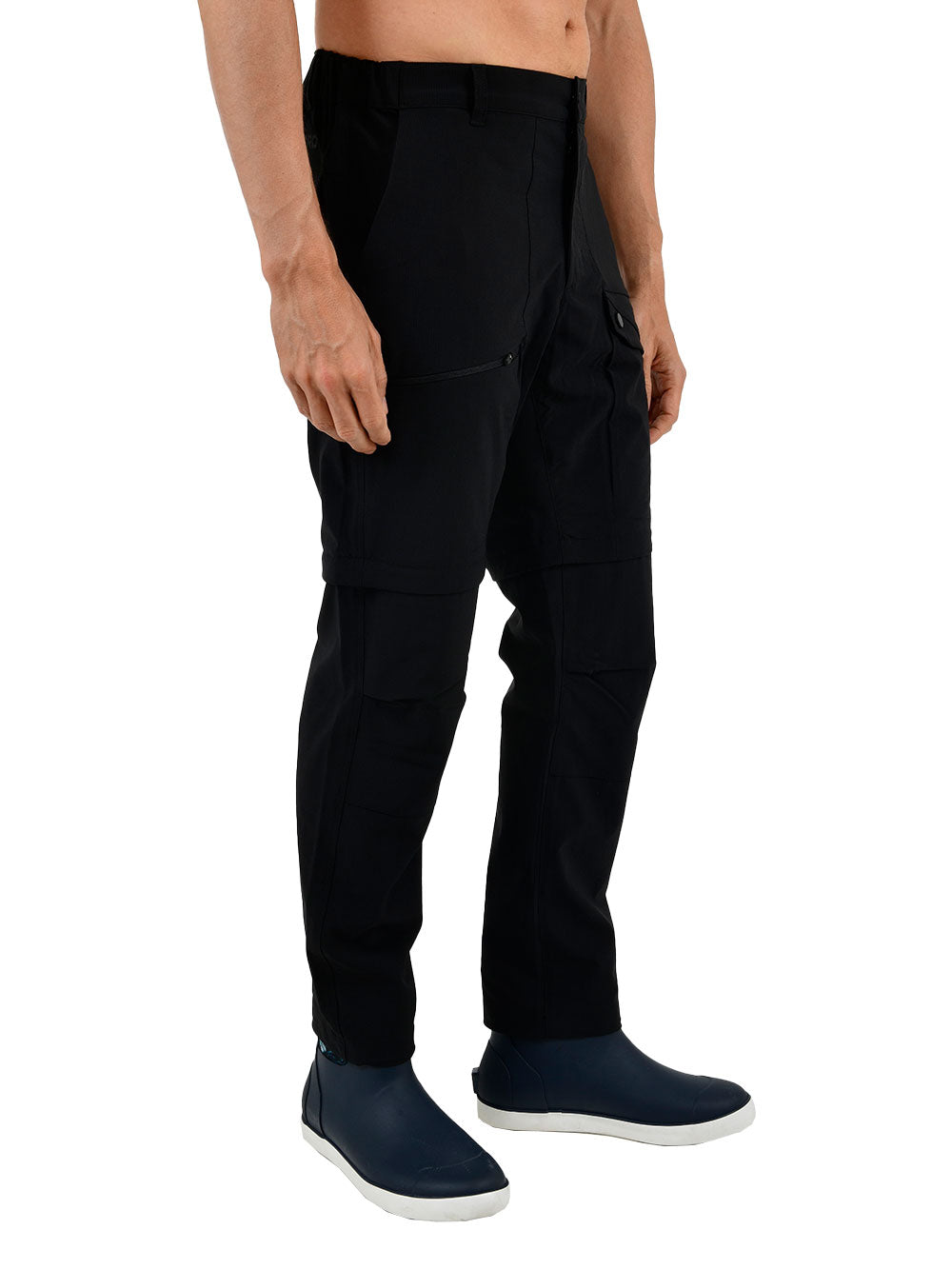 Protrek Erkek Dönüştürülebilir Pantolon – Şort/Pantolon 2’si 1 Arada-Siyah - Stafu Pro Series