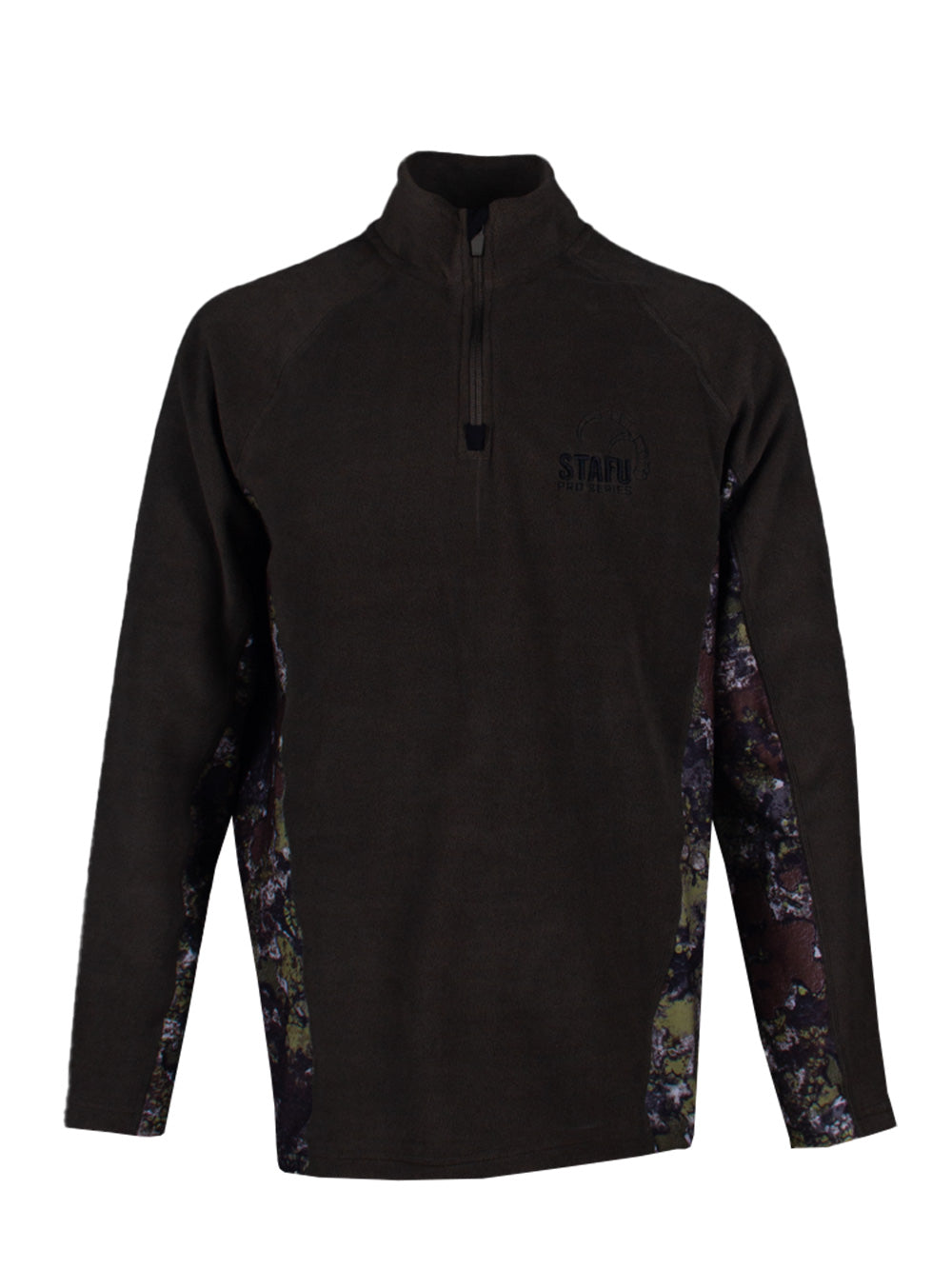 Raptor Yarım Fermuarlı Polar - Khaki - Bushman Camo - Stafu Pro Series