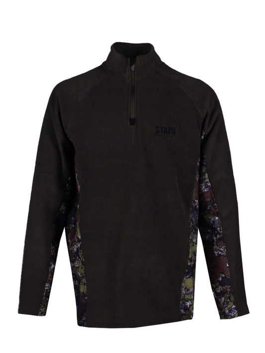 Raptor Yarım Fermuarlı Polar - Khaki - Bushman Camo - Stafu Pro Series