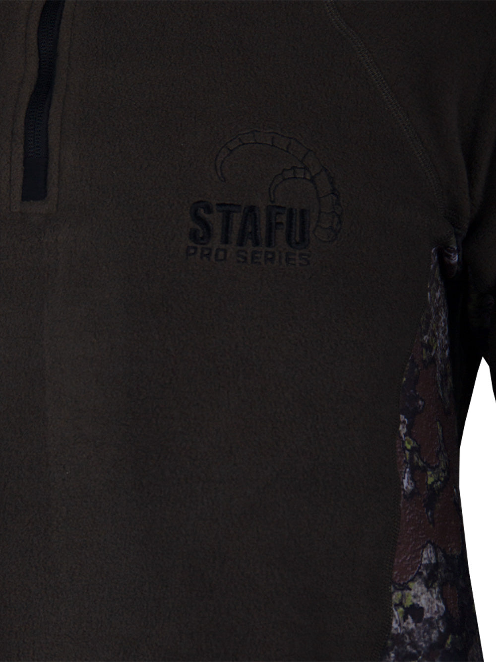 Raptor Yarım Fermuarlı Polar - Khaki - Bushman Camo - Stafu Pro Series