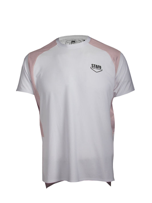 Reeftech Kısa Kollu Performans T-Shirt - White - Somon - Stafu Pro Series