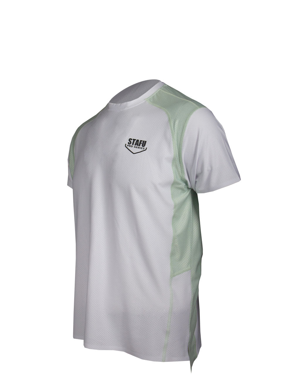 Reeftech Kısa Kollu Performans T-Shirt - Beyaz- Fıstık Yeşili - Stafu Pro Series