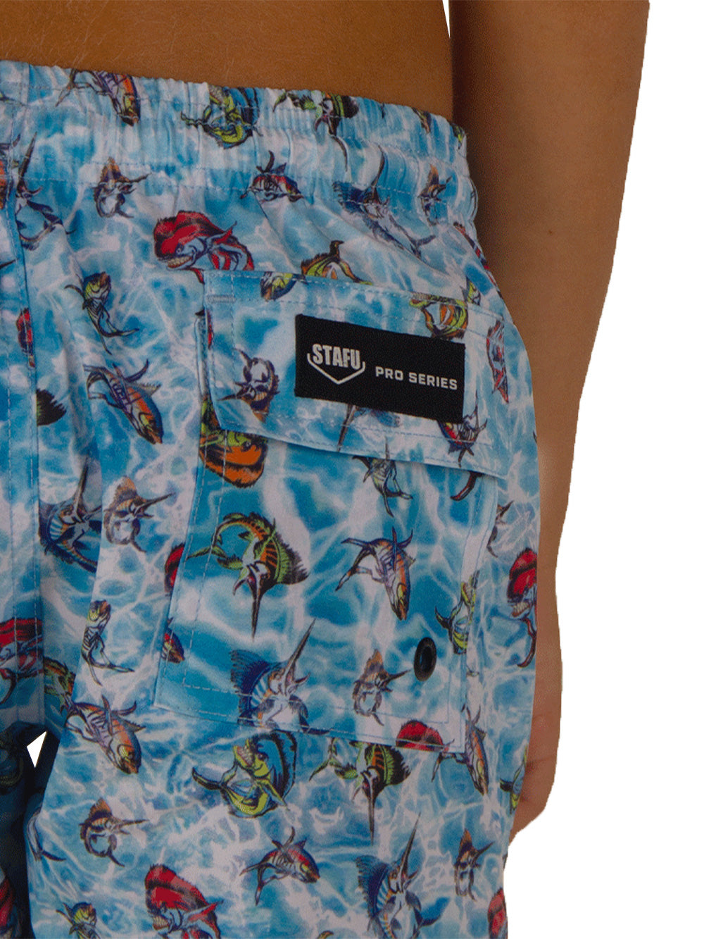 Salty Dog Jr. Hızlı Kuruyan Mayo Şort - Cartoon Mavi - Stafu Pro Series