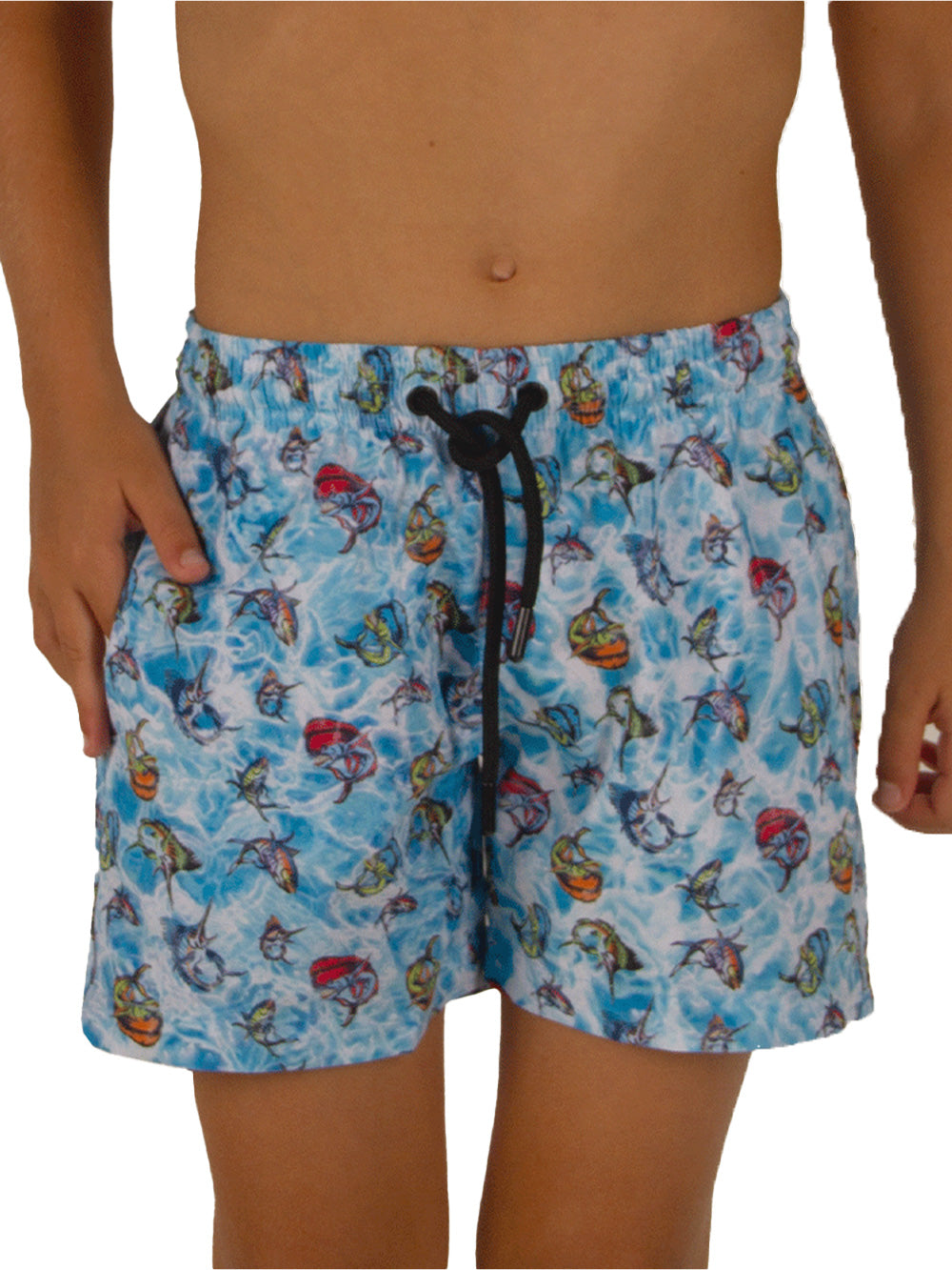 Salty Dog Jr. Hızlı Kuruyan Mayo Şort - Cartoon Mavi - Stafu Pro Series