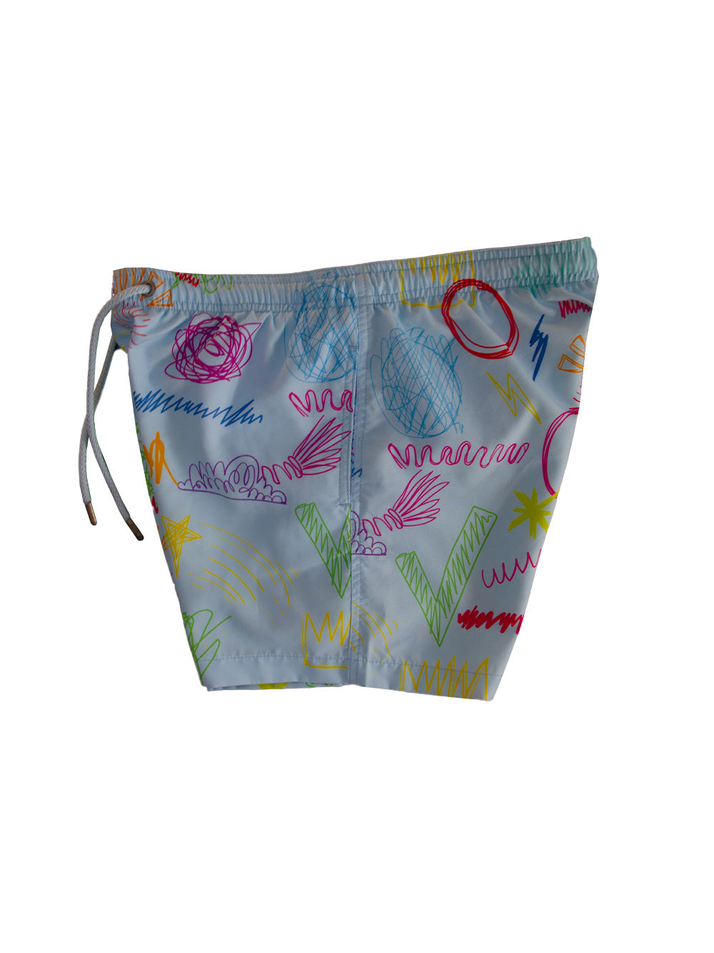 Salty Dog Jr. Hızlı Kuruyan Mayo Şort - Colorful Drawings - Stafu Pro Series