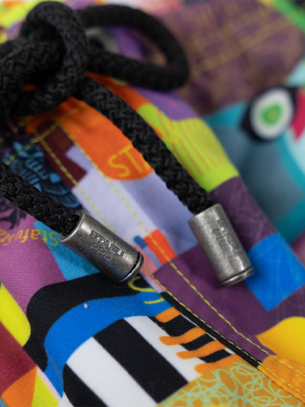 Salty Dog Jr. Hızlı Kuruyan Mayo Şort - Colorful Faces - Stafu Pro Series