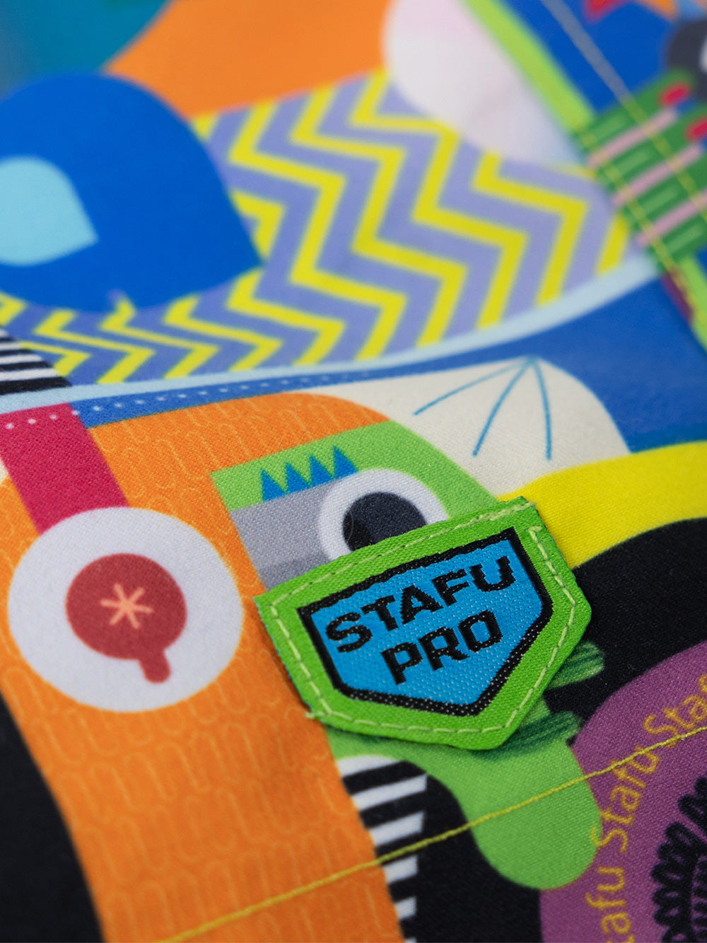 Salty Dog Jr. Hızlı Kuruyan Mayo Şort - Colorful Faces - Stafu Pro Series