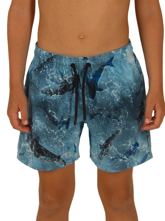 Salty Dog Jr. Hızlı Kuruyan Mayo Şort - Shark Mavi - Stafu Pro Series