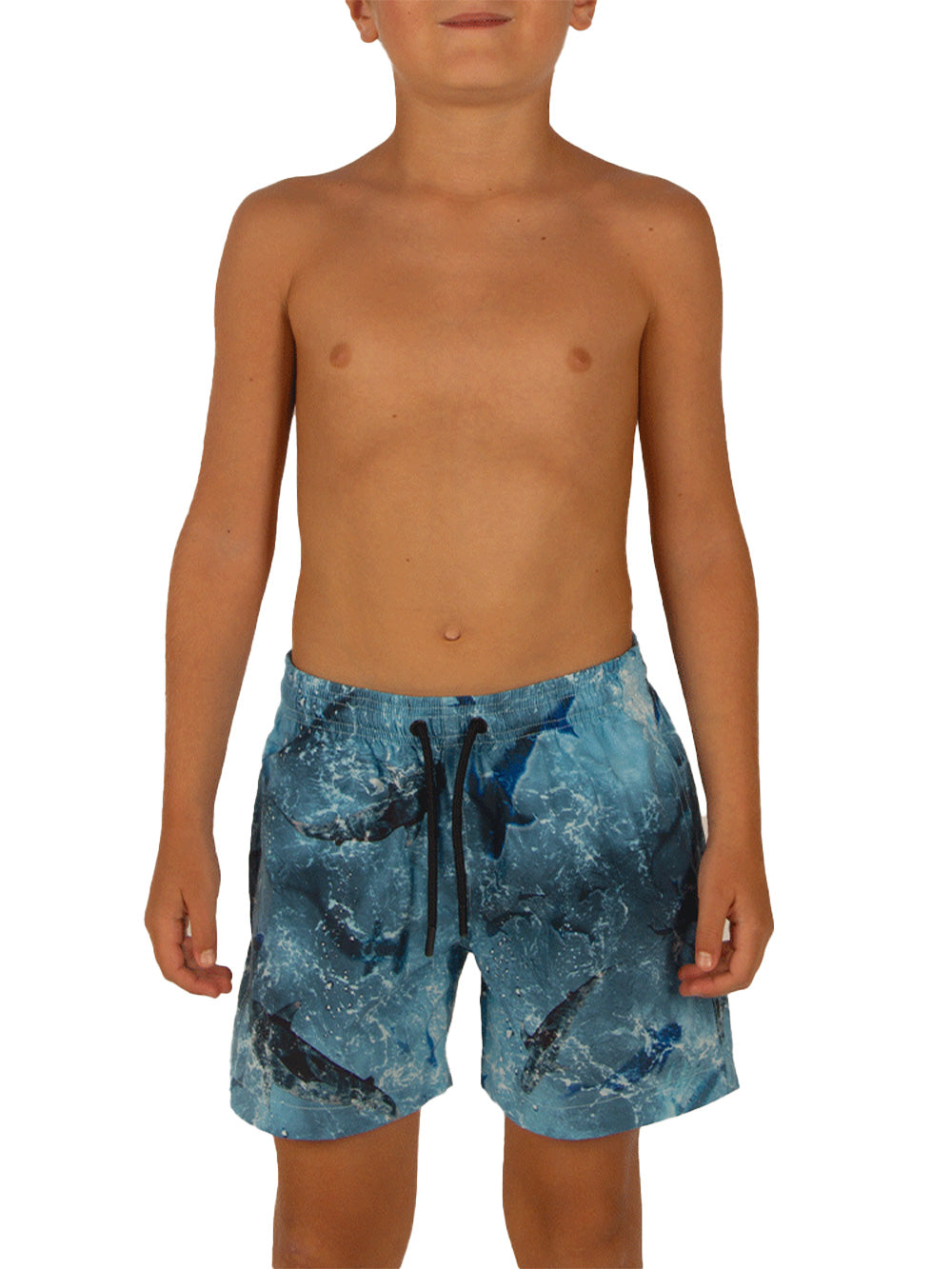 Salty Dog Jr. Quick Dry Swim Shorts - Shark Blue