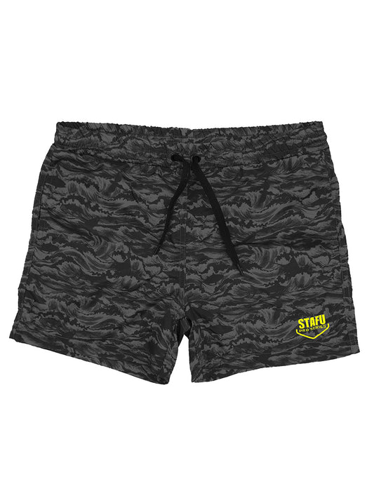 Salty Dog Jr. Hızlı Kuruyan Mayo Şort - Signature Siyah - Stafu Pro Series