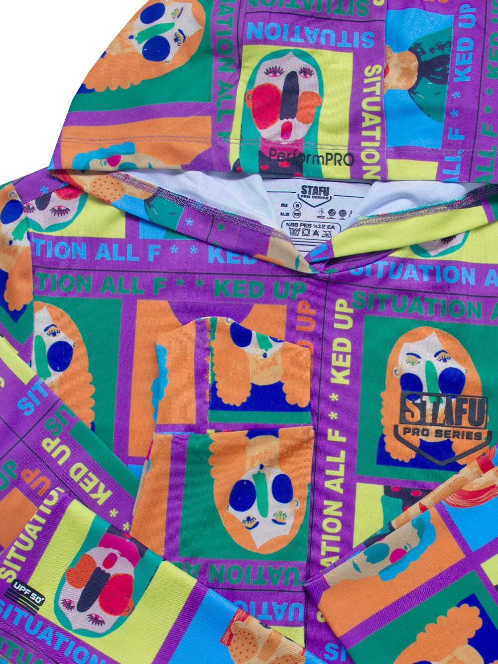 Sirena Kadın Rashguard - Funny Face - Stafu Pro Series