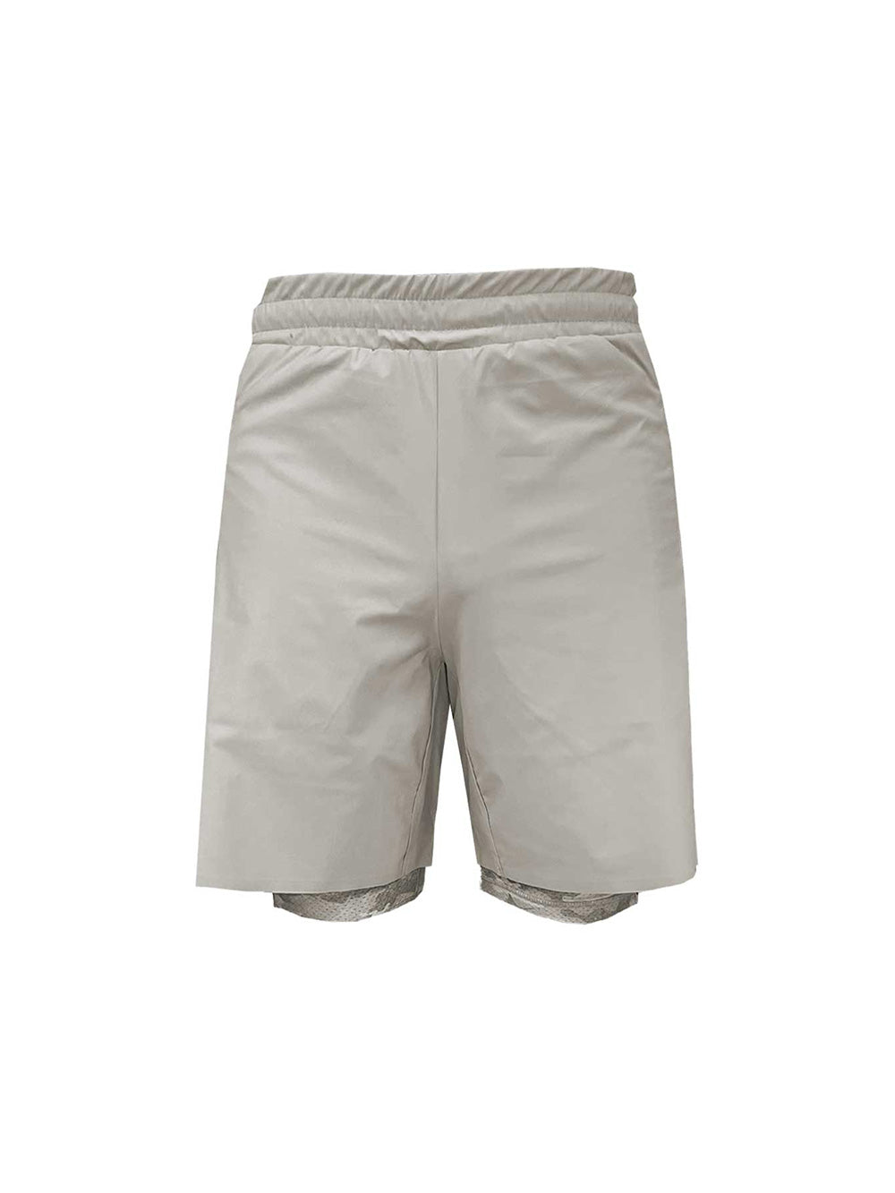 Spartan Taytlı Şort - Gri - Stafu Pro Series