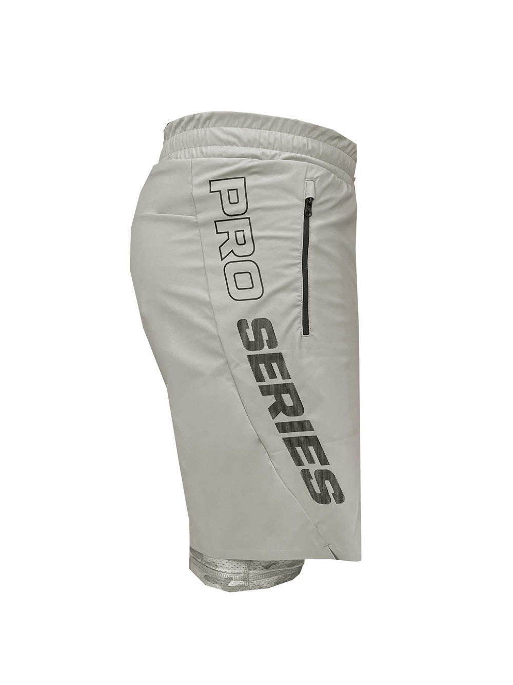 Spartan Taytlı Şort - Gri - Stafu Pro Series