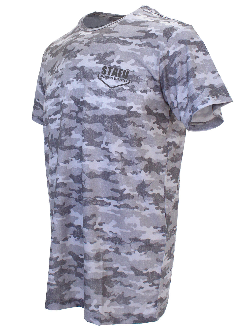 Zero UV Protection Performance T-shirt - Camo Grey