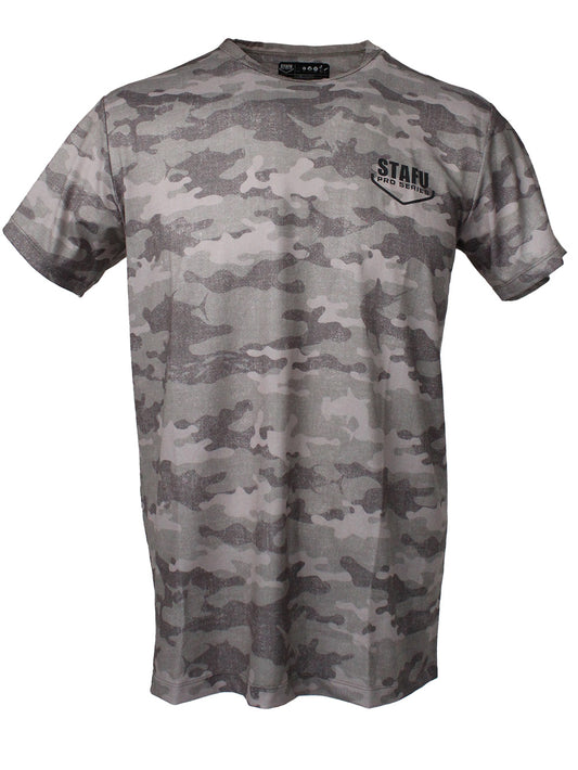 Zero UV Korumalı Performans T-shirt - Camo Kahverengi - Stafu Pro Series