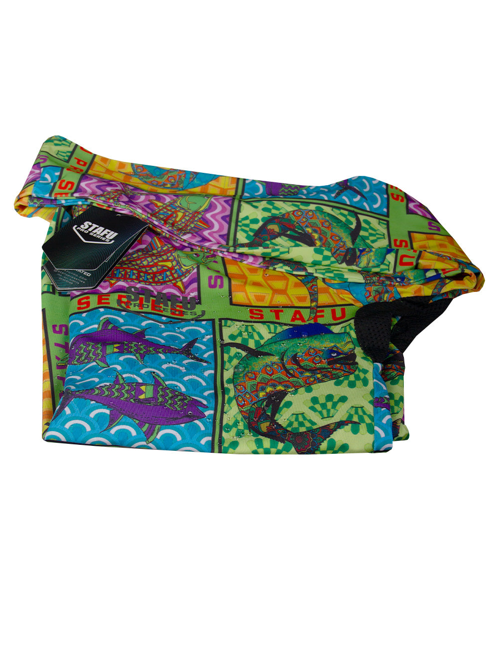Zero Kapüşonlu Uzun Kollu UV Korumalı Performans T-shirt - Fish Eye - Stafu Pro Series