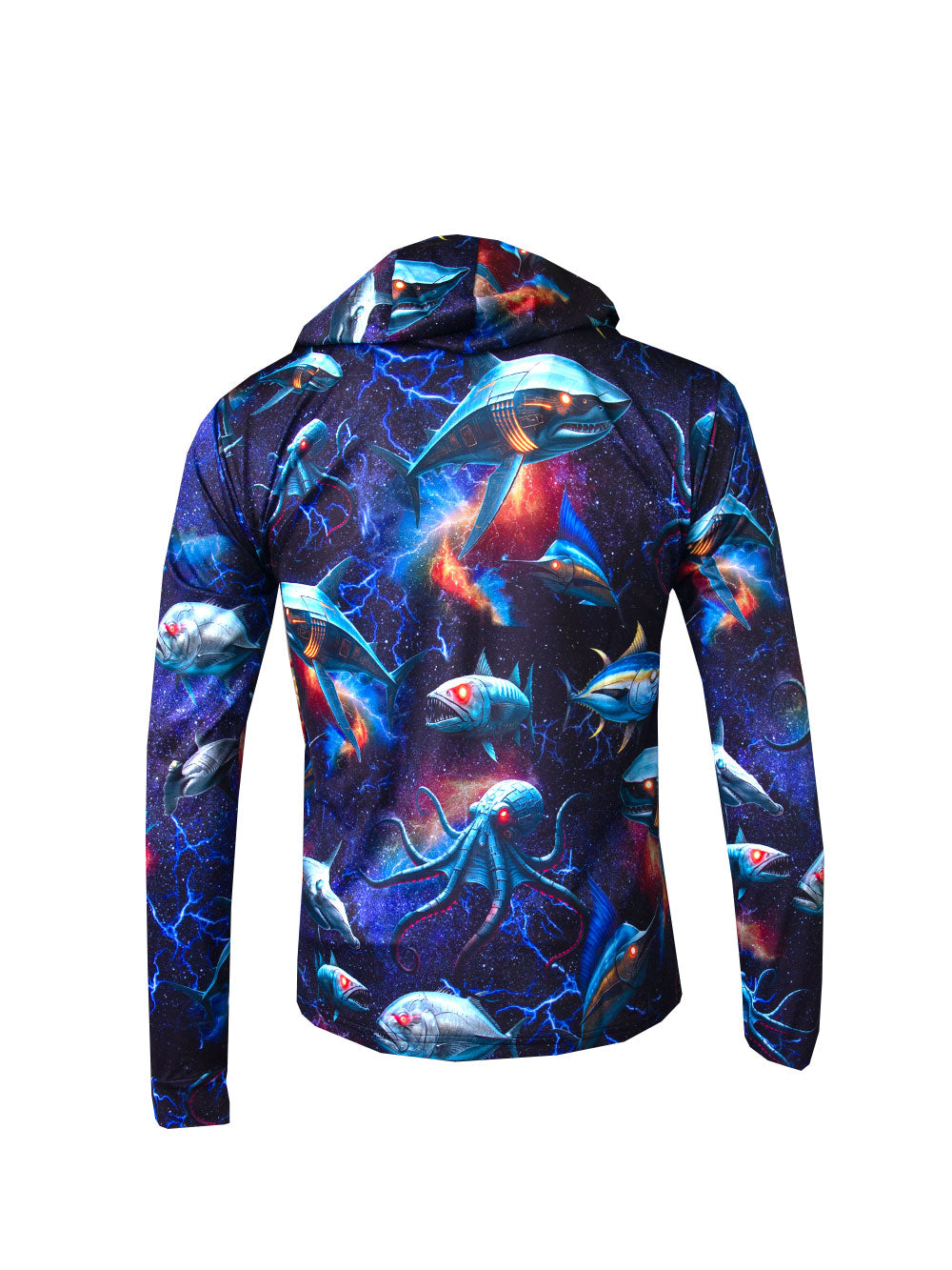 Zero Kapüşonlu Uzun Kollu UV Korumalı Performans T-shirt - Droid