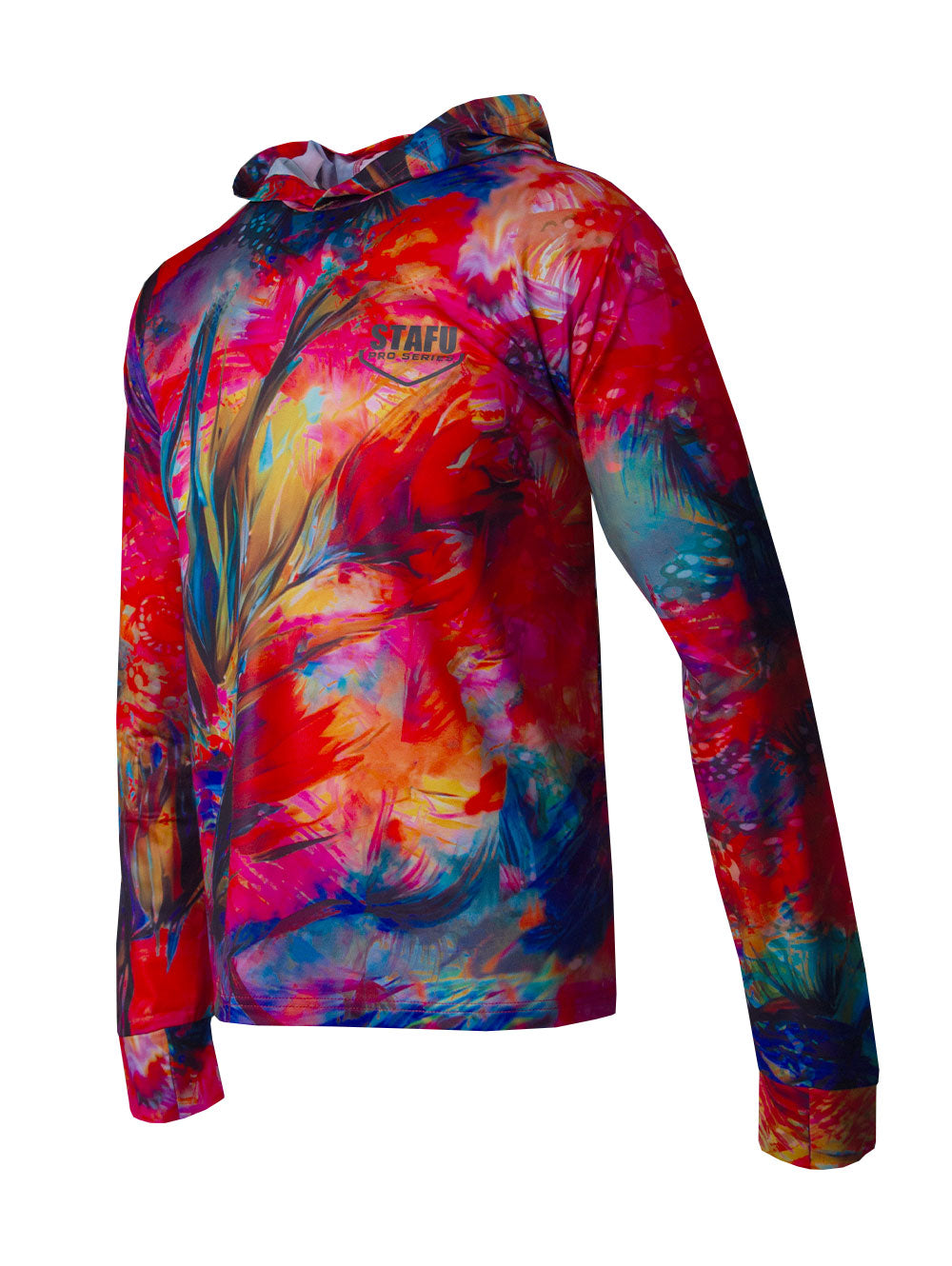 Zero Kapüşonlu Uzun Kollu UV Korumalı Performans T-shirt - Dusk - Stafu Pro Series