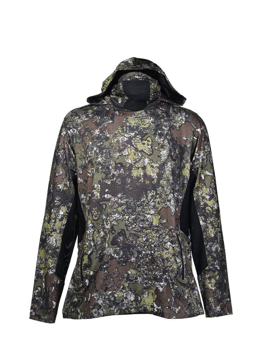 Argonaut Maskeli UV Korumalı Uzun Kollu Performans T-Shirt - Bushman Camo