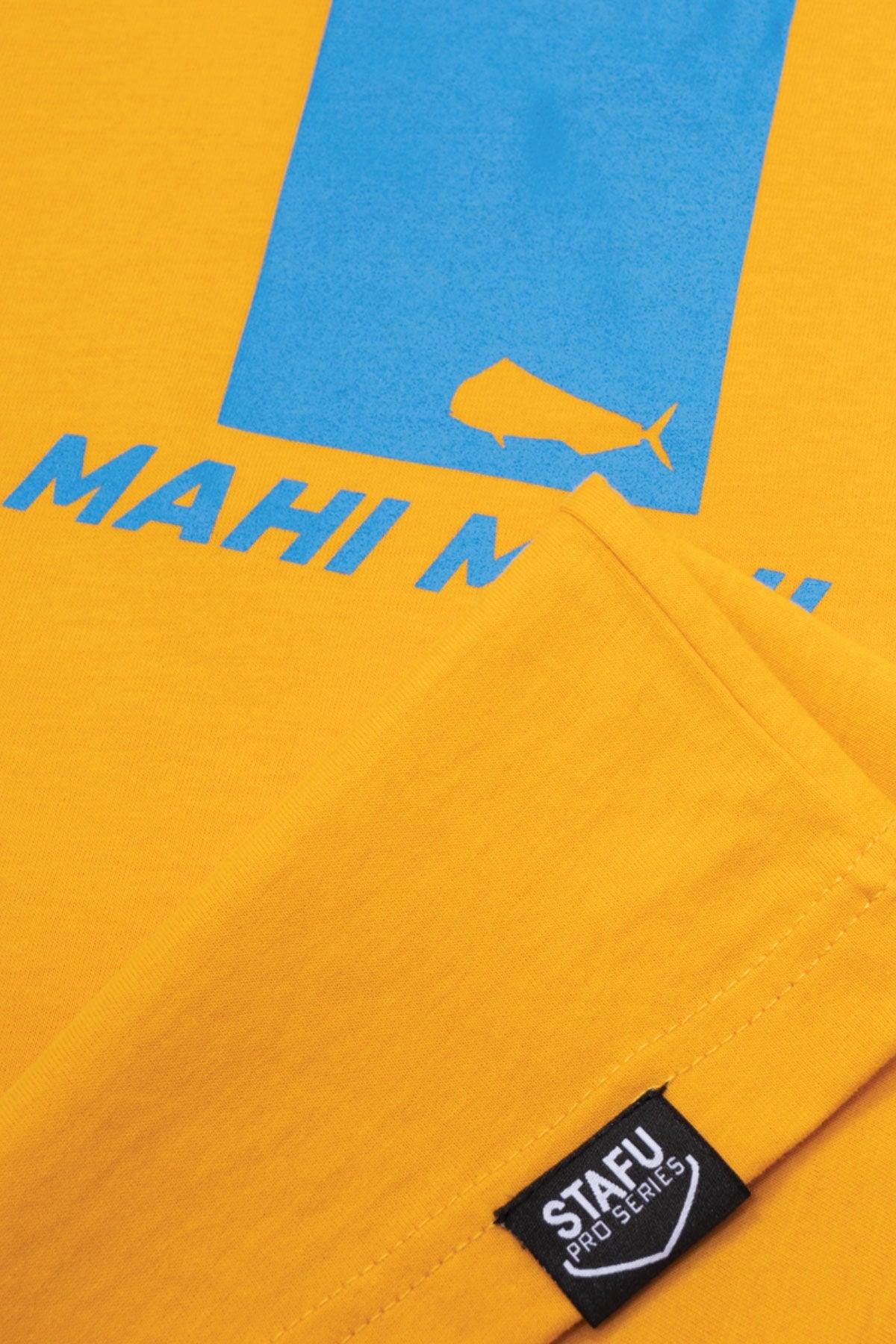 Stamp Basic T-Shirt - Sarı - Stafu Pro Series