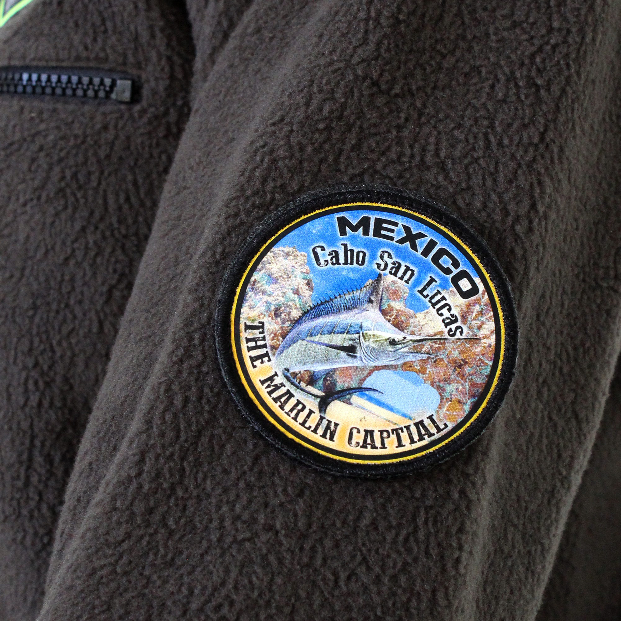 Ark Polar Fleece Anorak - Military Green