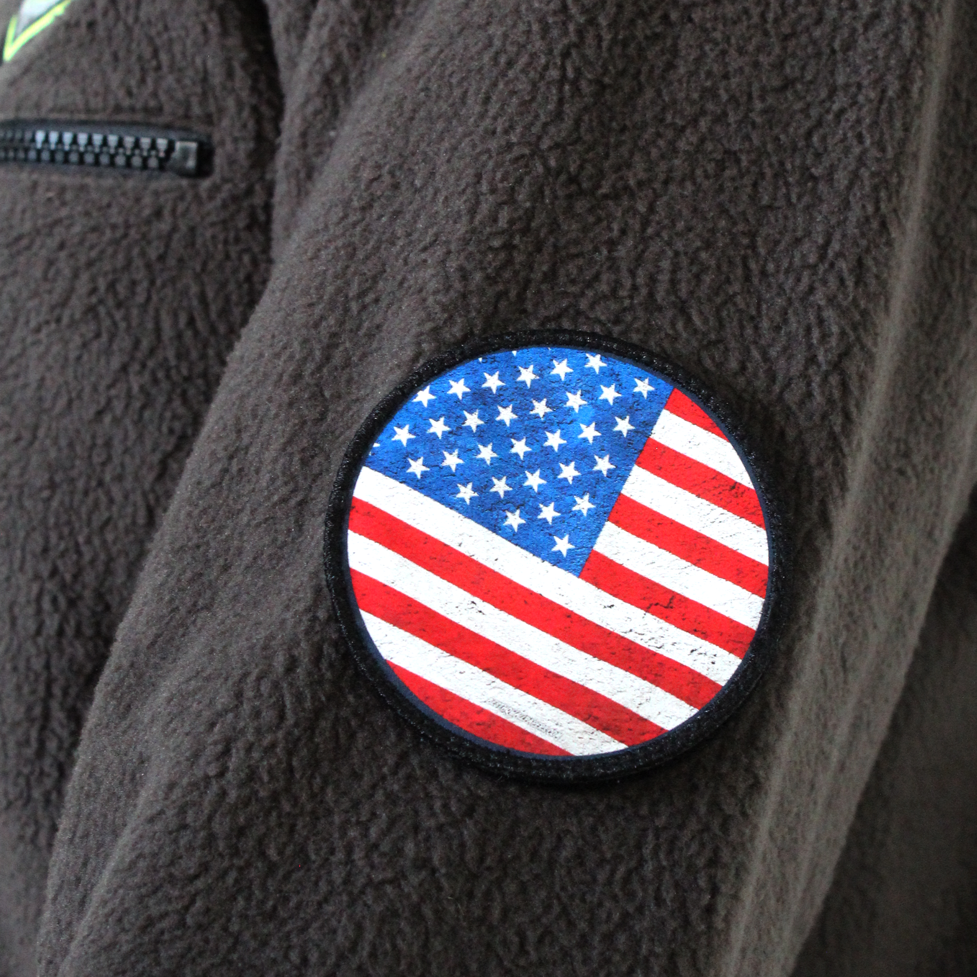 Ark Polar Fleece Anorak - Military Green
