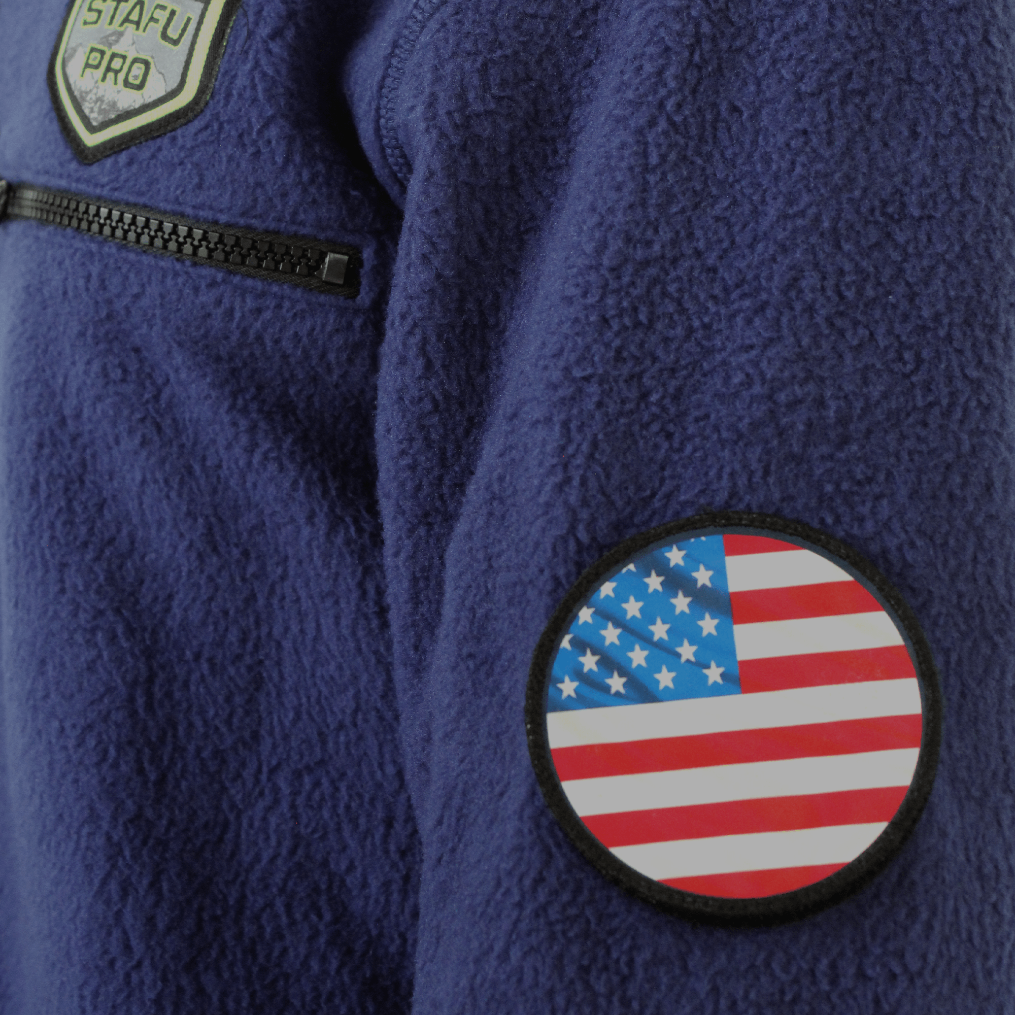Ark Polar Fleece Anorak - Navy Blue