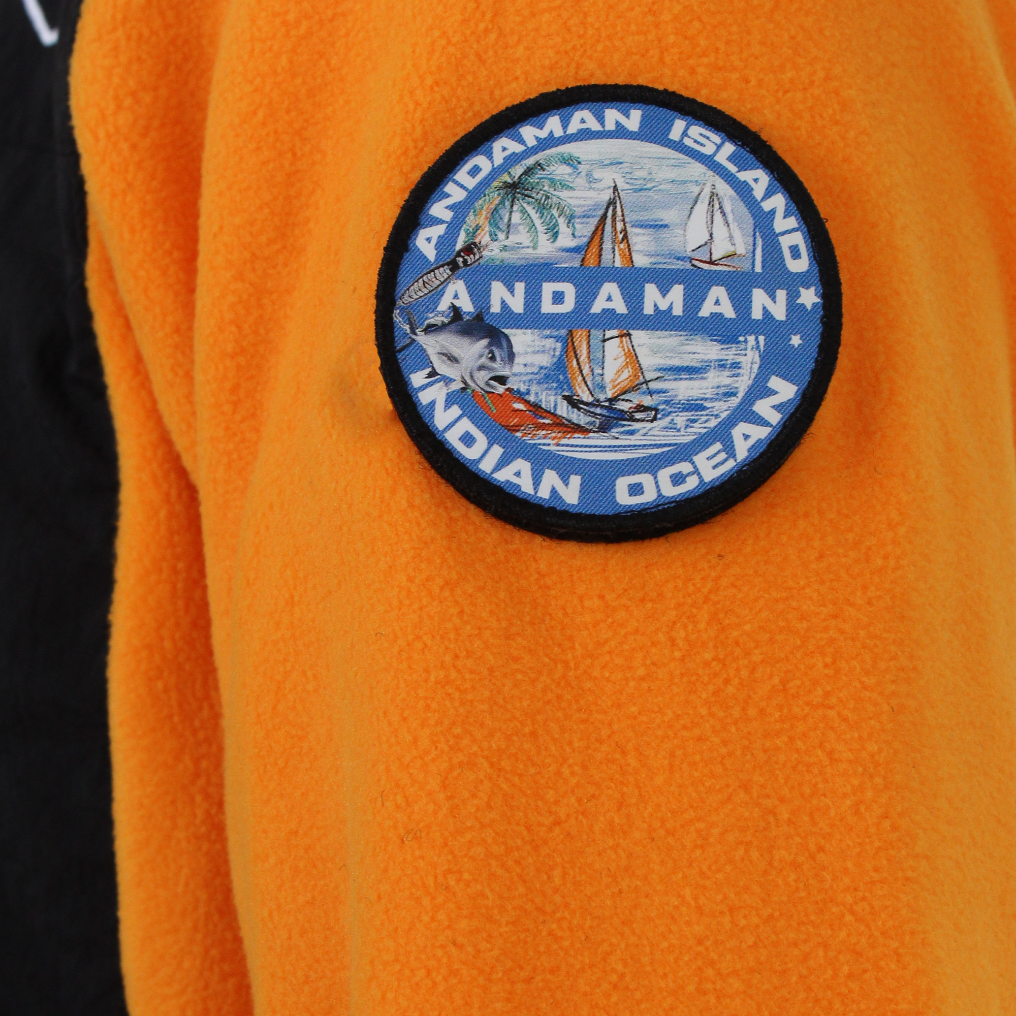 Indus Man Front Zip Anorak - Orange