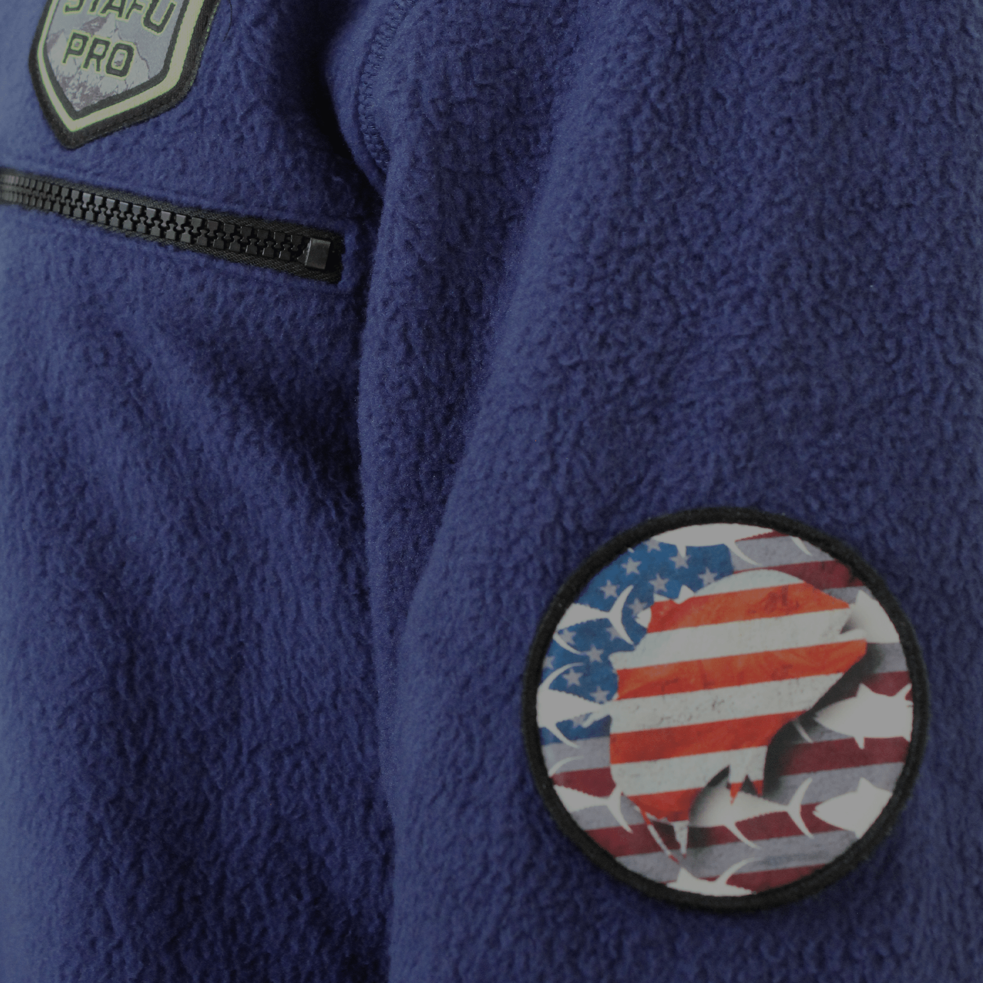 Ark Polar Fleece Anorak - Navy Blue