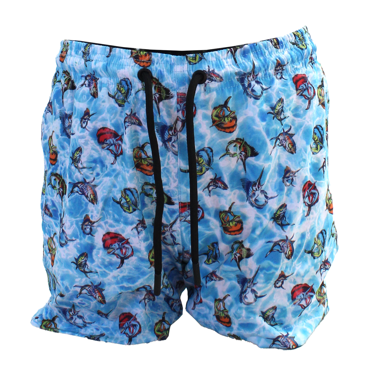 Salty Dog Jr. Swim Short - Cartoon Blue
