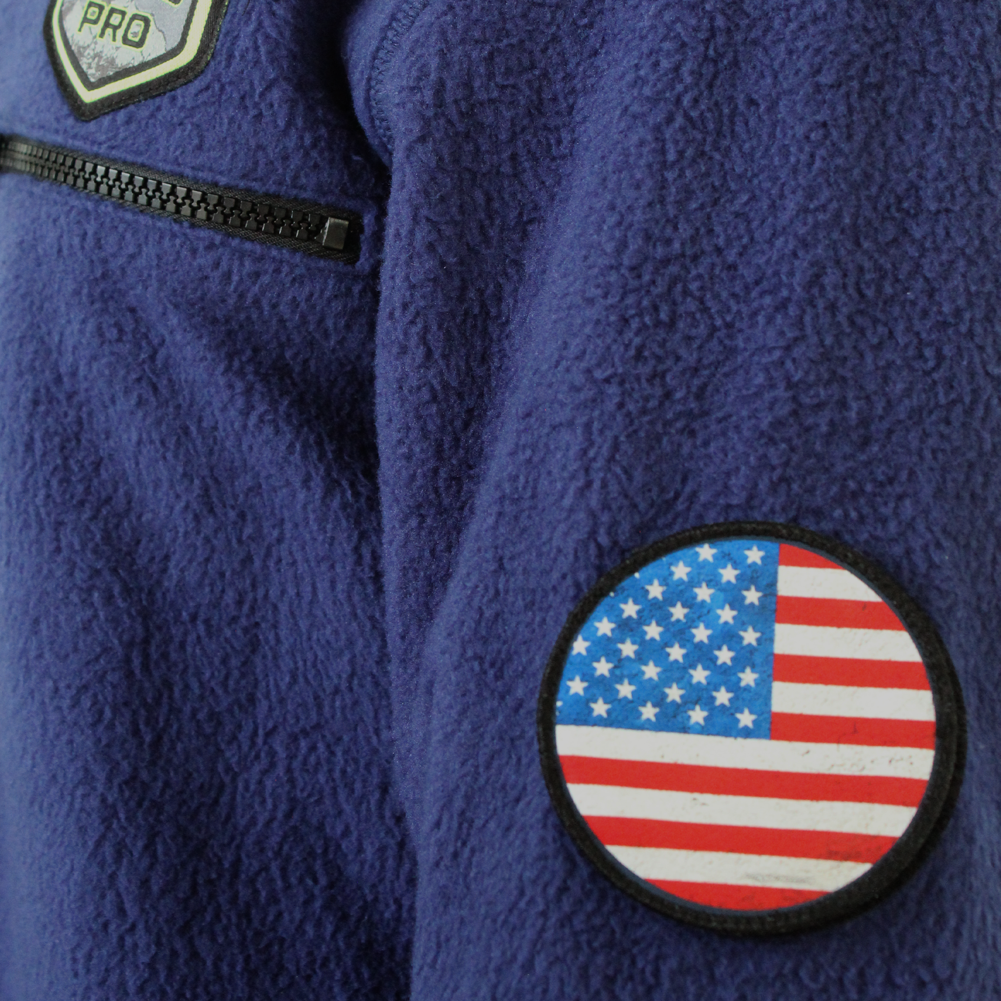 Ark Polar Fleece Anorak - Navy Blue
