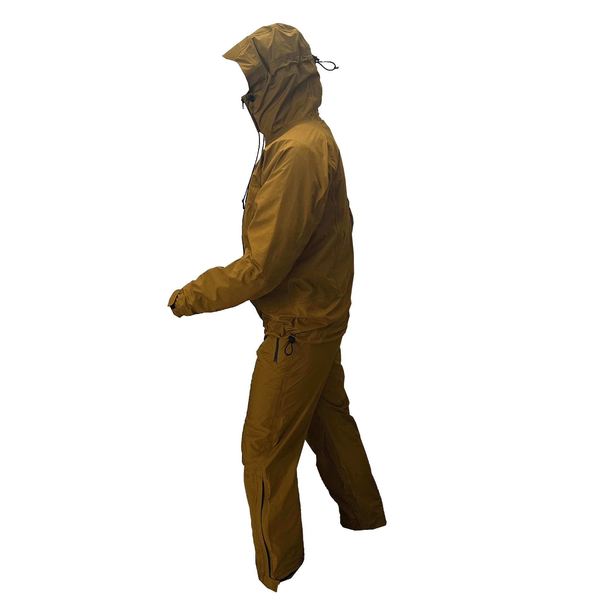 Baffin Unisex Hooded Fisherman Sailor Mustard Rain Jacket