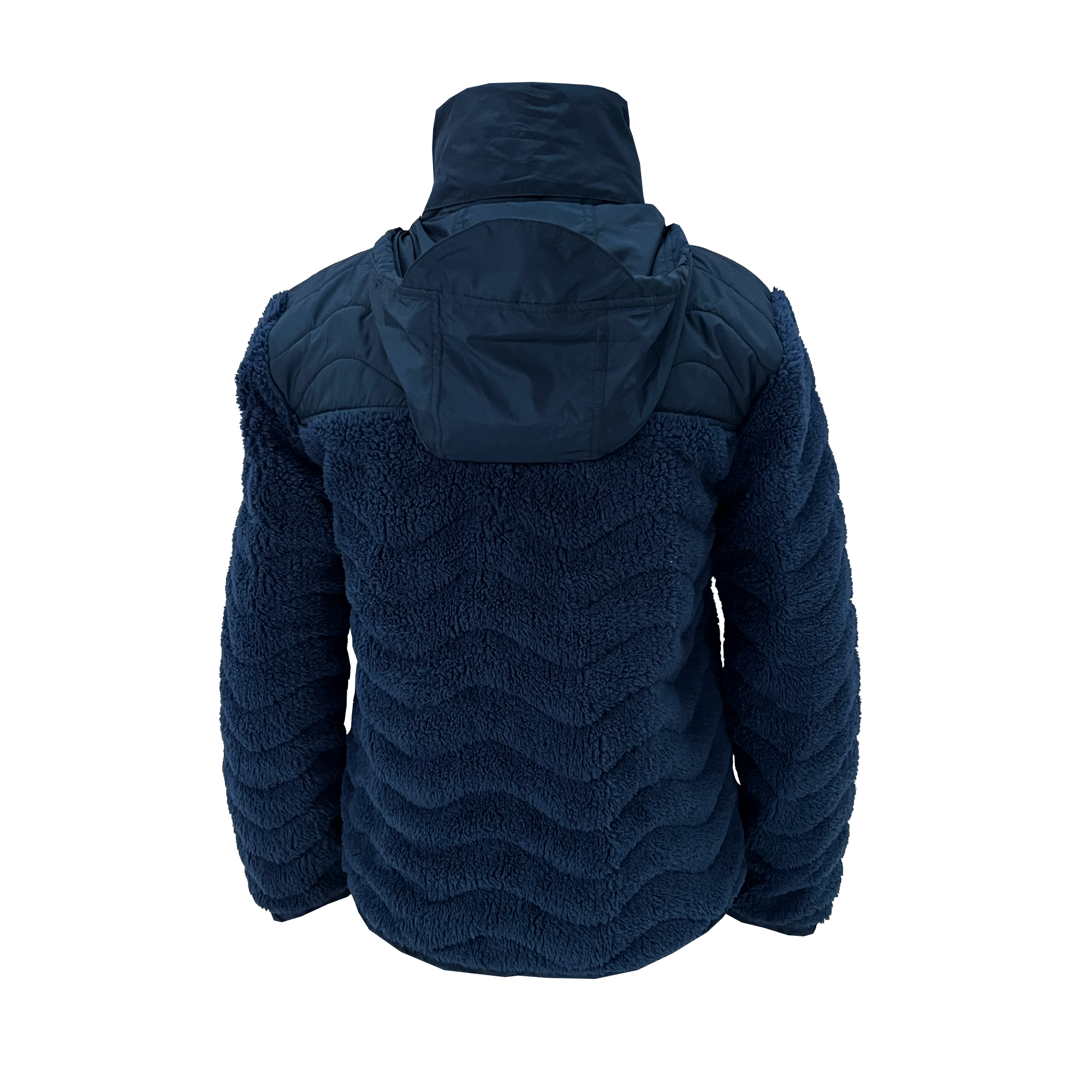 Inuk Men's Sherpa Fleece Blue Jacket