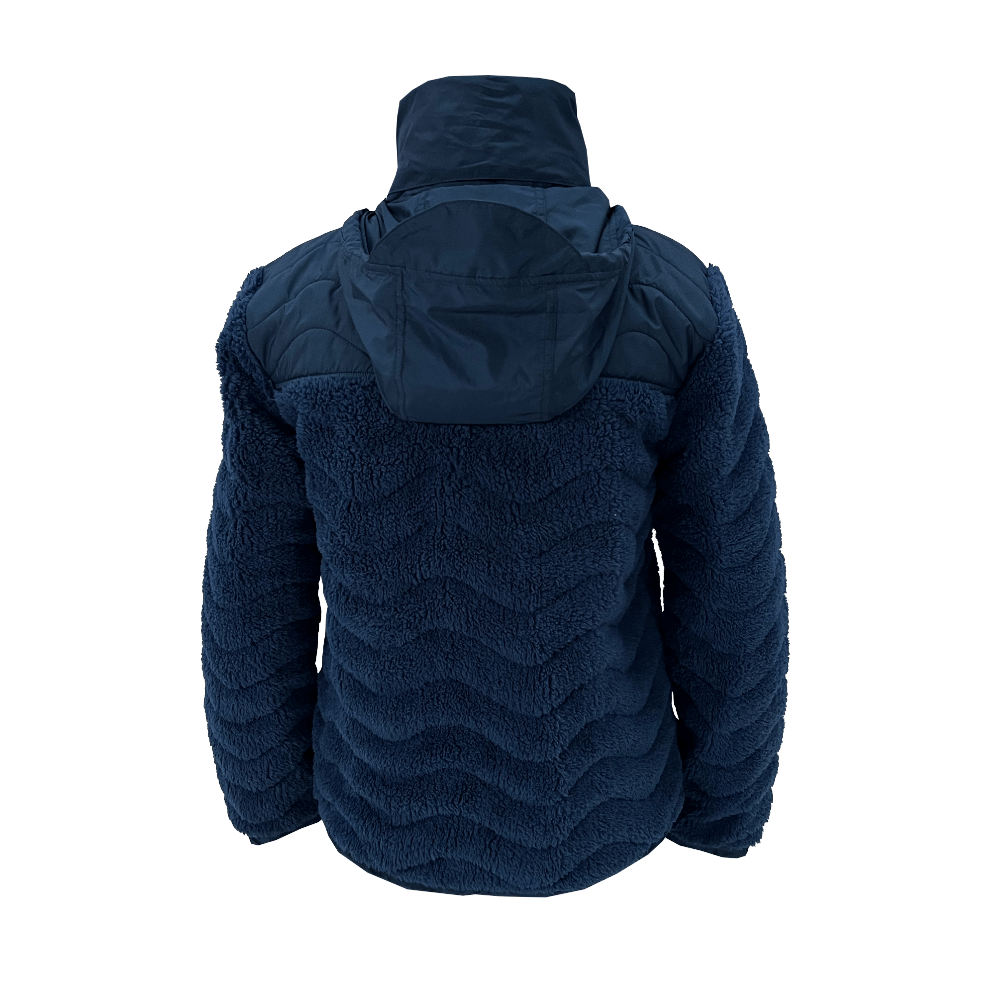 Inuk Men's Sherpa Fleece Blue Jacket