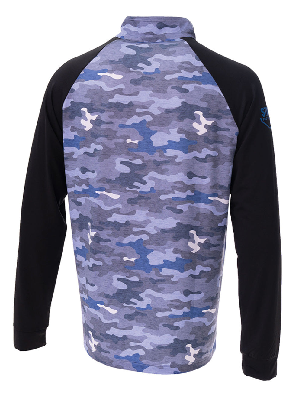 Aboard Half Zip UV Protection Performance T-shirt - Blue