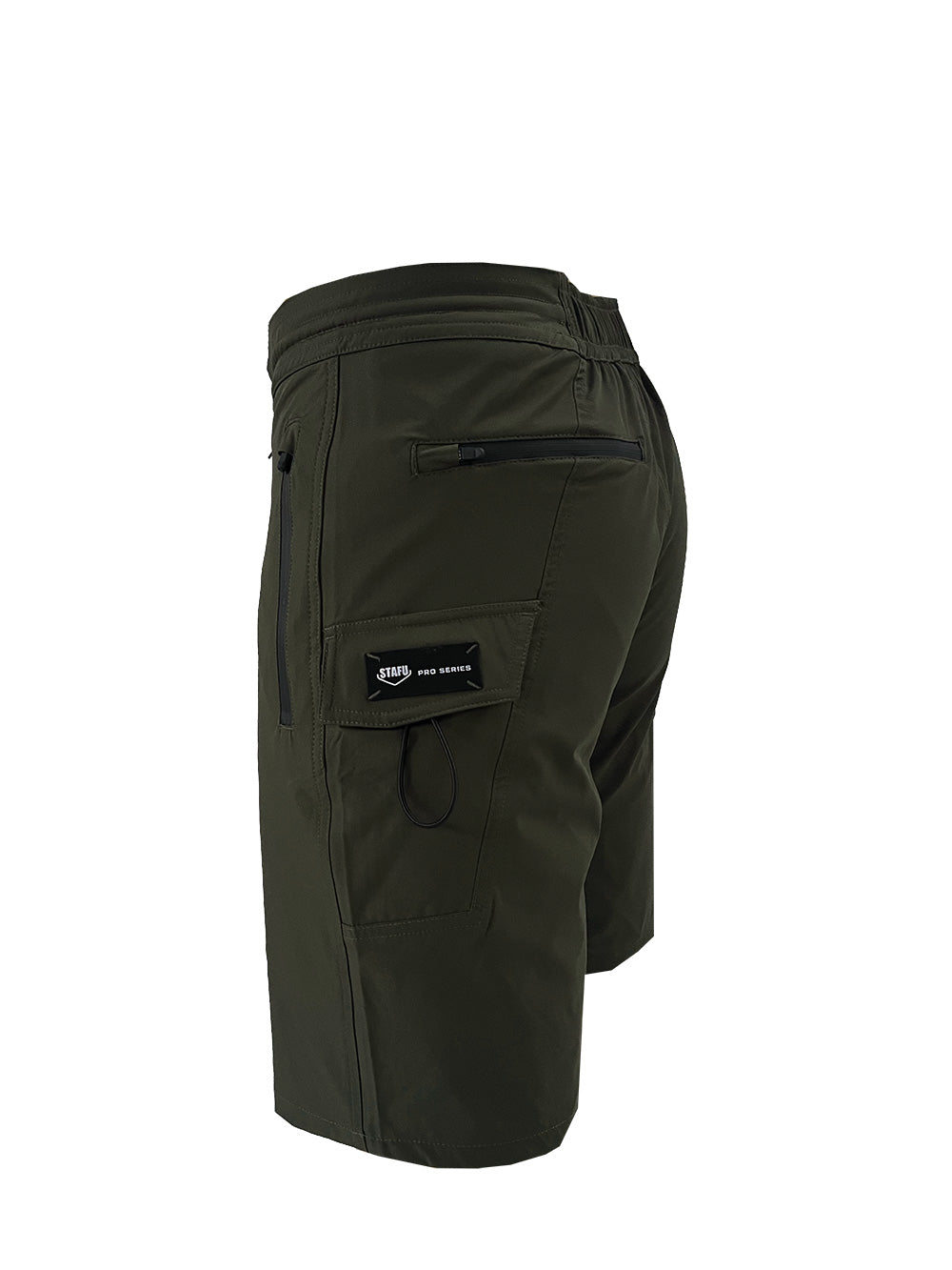 Admiral Multi-Pocket Shorts - Military Green