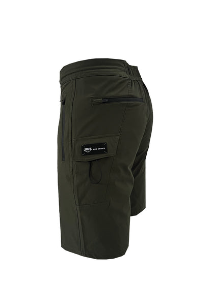 Admiral Multi-Pocket Shorts - Military Green