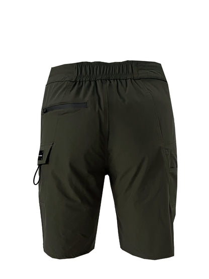 Admiral Multi-Pocket Shorts - Military Green