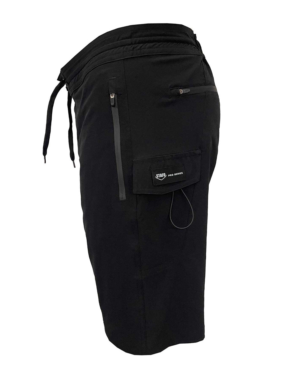 Admiral Multi Pocket Shorts - Black