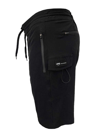 Admiral Multi Pocket Shorts - Black