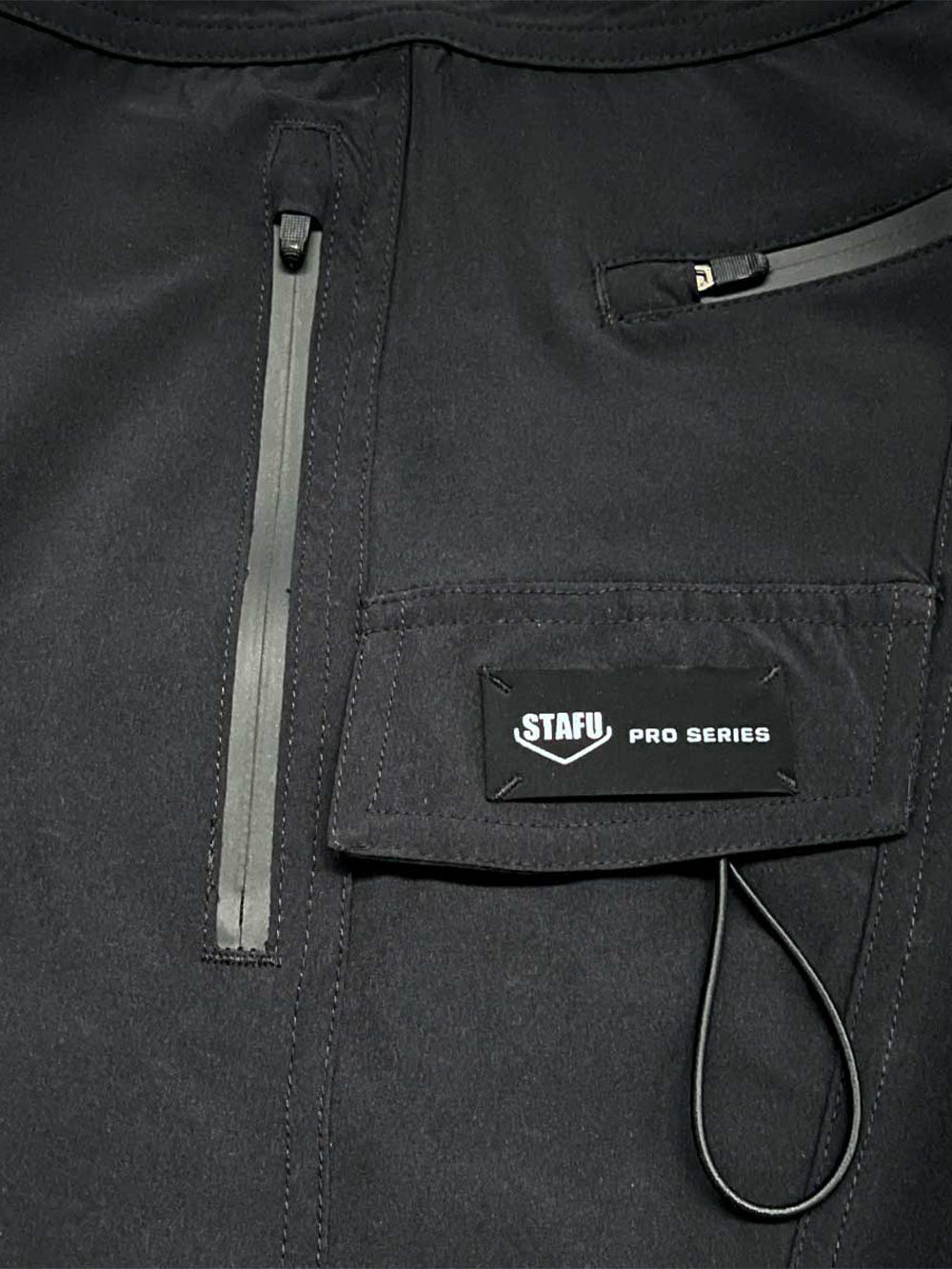 Admiral Multi Pocket Shorts - Black