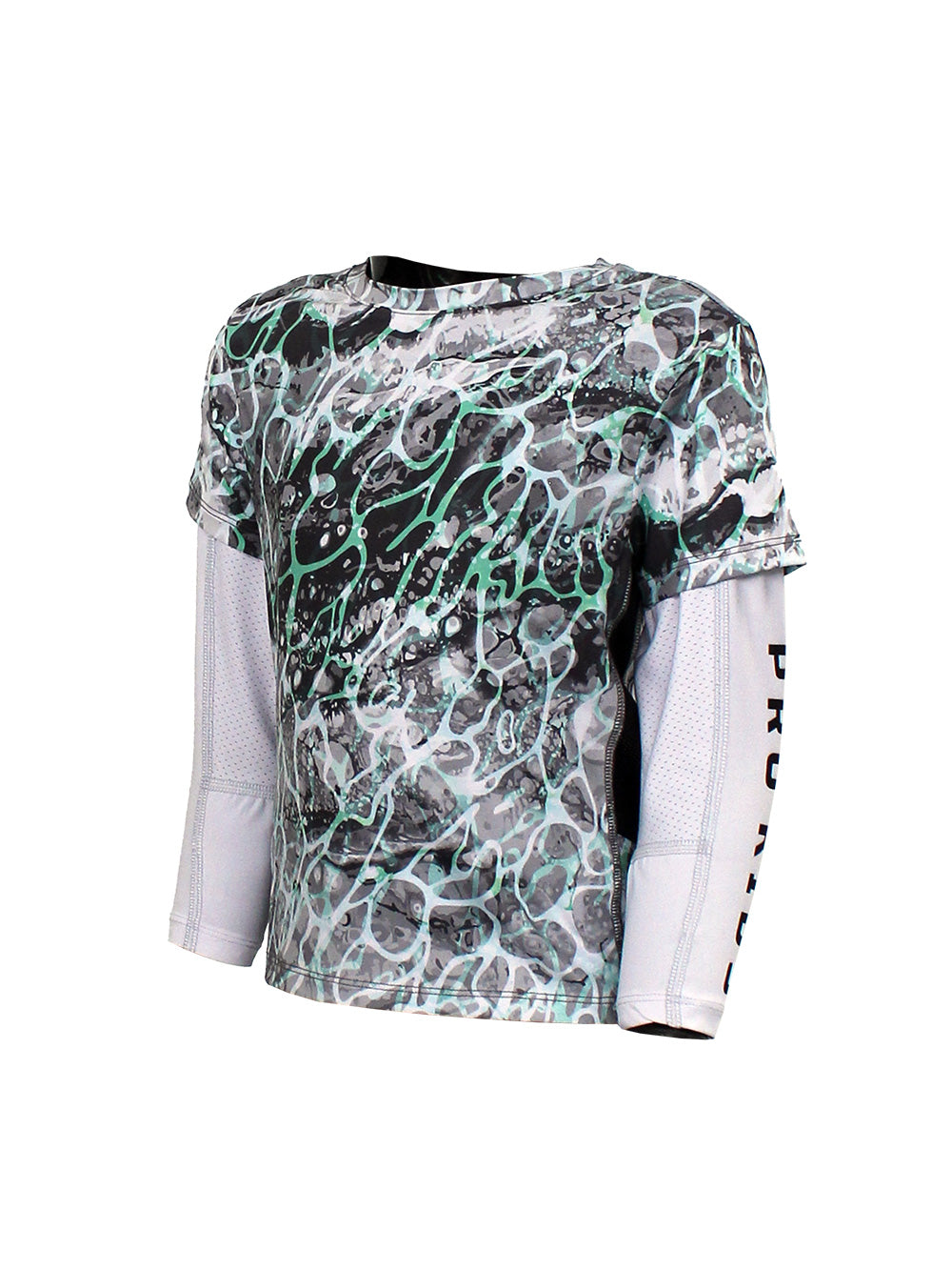 Ahoy Jr. Çift Kollu UV Korumalı T-shirt - Maelstrom - Stafu Pro Series
